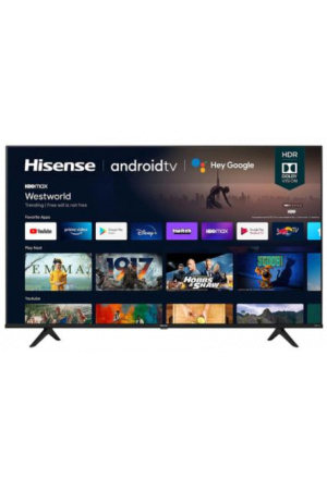 Televisor Hisense A6H 50" UHD 4K Resolución 3840x2160 Smart Google TV Sin Bizel