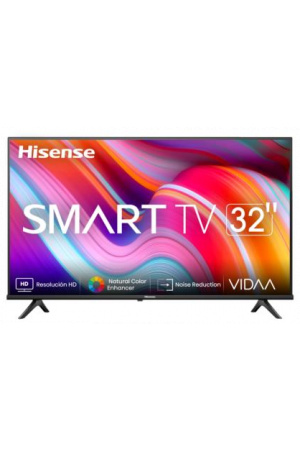 Televisor Hisense A4KV 32" Smart TV VIDAA HD Resolución 1366x768 Wi-Fi/HDMI