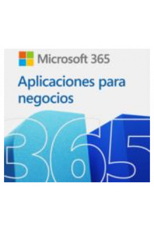 Licencia Microsoft ESD 365 Apps for Business Suscripción 1 Año 1 Usuario (5 Dispositivos)