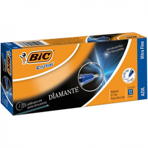 Bolígrafo BIC Cristal Precisión y Suavidad Punto Ultra Fino 0.7mm Color Azul
