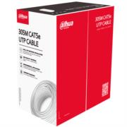 Cable Dahua UTP Cat5e de 305m/100% Cobre/Color Blanco/CPR Eca/Video y Redes/Compatible con Alimentación PoE