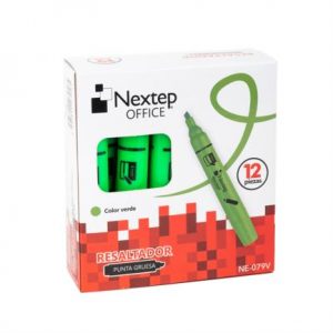 Marcador Nextep Resaltador Color Verde