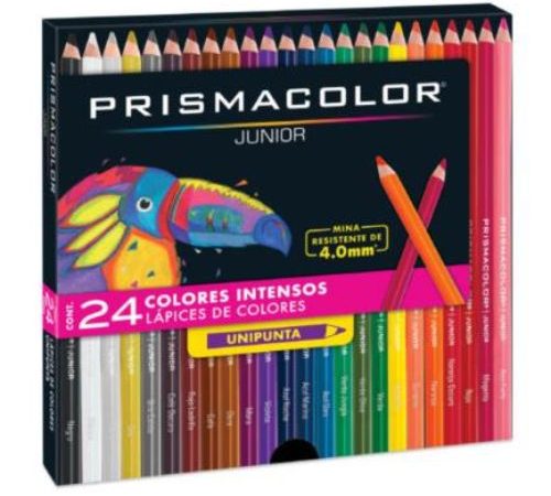 Colores Prismacolor Junior C/24 Pzas