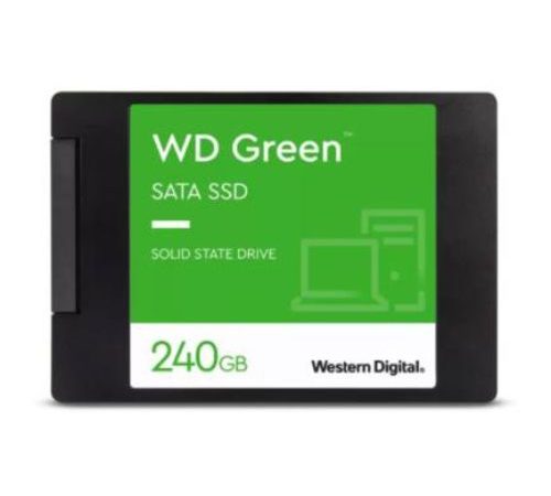 SSD Interno Western Digital Green 240GB 2.5" 7mm SATA lll Lect 545/545 MBs para PC y Lap