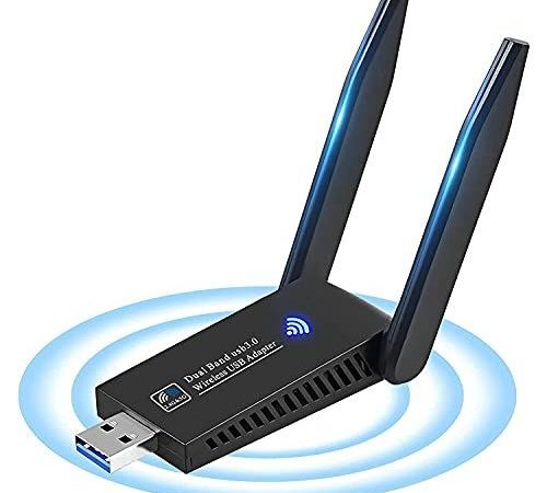Antena Wifi Receptor Wifi Con Banda Dual Usb 3.0 De 1300mbps