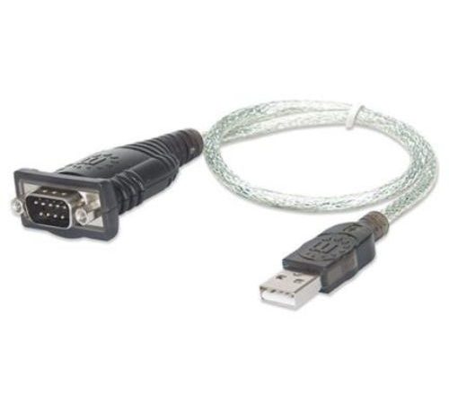 Convertidor Manhattan USB a Serial DB9M 45cm