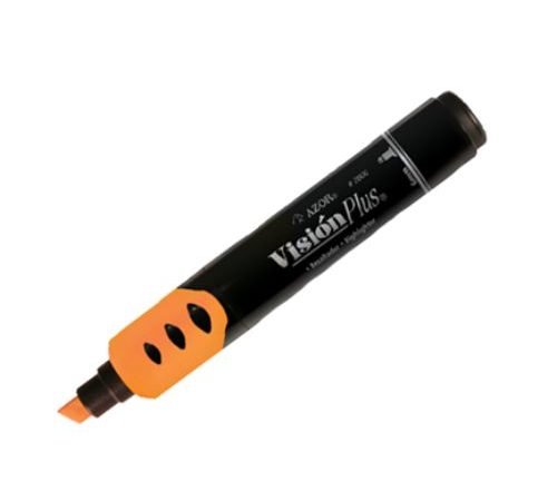 Marcador Vision Plus 2600 Fluorescente Naranja C/12