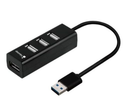 Mini Hub Nextep USB 2.0 Alta Velocidad 4 Puertos