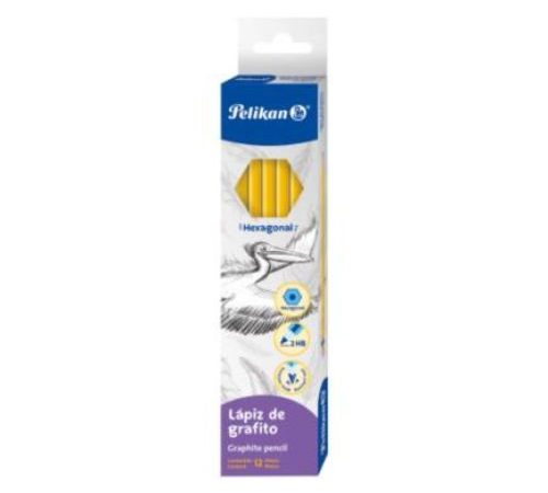 Lápiz Pelikan Hexagonal #2 Caja C/12 Pzas