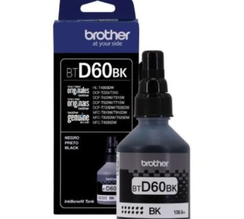Tinta Brother BTD60BK Rendimiento 6500 Páginas DCPT310/DCPT510W Color Negro