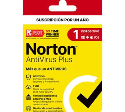 Licencia Antivirus Norton Plus 1 Año 1 Dispositivo 21443389